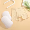 Breathable hip-enhancing mesh panties featuring removable foam pads for a natural lift - M / Bottoms / Nude