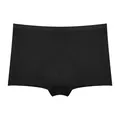 Culotte shorty noire sans couture pour femme avec taille basse et design invisible - S / Bas / Noir