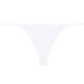 String invisible et confortable pour femme en blanc uni avec des fines bretelles - XS / Blanc