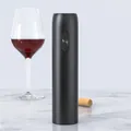 Premium matte black electric wine opener with touch control and LED charging indicator - Single Opener Style / ABS All Black