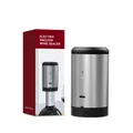 Automatic electric vacuum wine sealer in brushed stainless steel with USB charging port - Electric Smart Model (Rechargeable/Stainless Steel)
