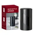 Automatic push-down beer bottle opener in matte black with retail packaging box. - 啤酒开瓶器(KH1-002002)