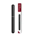 Portable pen-shaped air pump wine opener set with sleek black finish and elegant packaging box. - Night Black