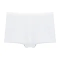 Culotte shorty blanche sans couture pour femme avec design invisible d'une seule pièce - S / Bas / Blanc