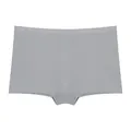 Culotte boxer sans couture taille basse grise pour un effet invisible sous les vêtements - S / Bas / Gris