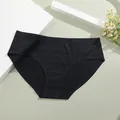 Culotte noire sans couture avec tissu texturé - S / Bas / Noir