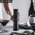 Circle Joy automatischer elektrischer Weinöffner Korkenzieher in mattschwarzem Design - Wiederaufladbarer Mini Elektrischer Weinöffner