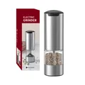 Macinapepe elettrico ricaricabile in acciaio inossidabile con la confezione rossa - Stile di Ricarica del Corpo a Bottone (KYMQ-37A) / 70ML Macinapepe Elettrico