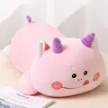 Soft pink little monster plush long body pillow for sleeping comfort and home decor - Pink / 50cm