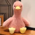 Cute pink plush duck toy doll made of premium soft faux fur material for children - Pink / 35cm