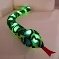 Luminous green plush snake toy with internal LED lights for spoof and prank gifts - Glowing Simulation Snake (Without Battery) / 105cm/Pack / Green