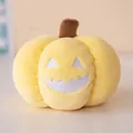 Simpatico ciondolo a forma di zucca di peluche giallo per Halloween - Luminoso / 10cm / Giallo