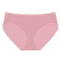 Culotte en coton grande taille rose respirante avec motif losange découpé au laser - XL / Bas (L056) / Floral Rose