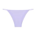 Tanga mujer lila claro transpirable sin costuras tiro bajo con tirantes finos y cómodos - Púrpura