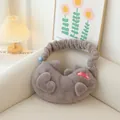 Schattige grijze pluche schoudertas in kattenvorm voor herfst en winter mode stijl - Schoudertas Stijl / Grijs