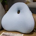 Cojín lumbar triangular de espuma viscoelástica azul con tejido acolchado transpirable - 40*45cm / Azul Claro