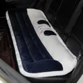 Cute black and white panda themed thick plush winter car rear seat bench cushion mat - Rear Seat Cushion - Fluffy Dog