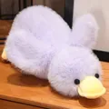 Adorable soft purple fluffy duck plush toy platypus stuffed animal pillow for sleeping comfort - Purple Duck / 30cm