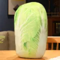 Coussin en peluche créatif en forme de chou chinois 3D pour la maison et le bureau - Chou Chinois