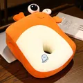 Adorable orange crab plush nap pillow and hand warmer cushion for office and school use - Crab Style - Dual-Sided Mat / Orange