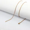 Detail of rose gold stainless steel cross chain with lobster clasp for DIY jewelry - Cross Chain (Chain Only) / 45+5cm (2.5mm Thick) / Rose Gold