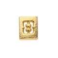 8mm gold alloy hollow number 8 charm for DIY jewelry and wristbands - Number 8