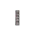 Perla con lettera in strass cangiante da 10 mm per gioielli fai da te artigianali - Lettera I (Satinato)