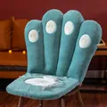 Cuscino riscaldato elettrico in morbido peluche a forma di zampa di gatto color blu - 85cmx40cm (Riscaldamento Elettrico) / Verde