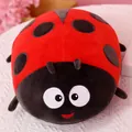 Soft and cute round ladybug plush toy pillow with red and black spots for sofa decor - 60CM / Red Ladybug
