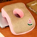 Almohada de siesta refrescante rosa de espuma viscoelástica con bordado de sandía - Sandía