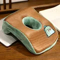Cómoda almohada de siesta de espuma viscoelástica con efecto frío para oficina y mesa - Dinosaurio Verde