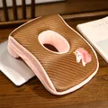 Almohada de siesta de espuma viscoelástica con bordado de unicornio rosa y hueco - Unicornio