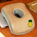 Almohada de siesta de espuma viscoelástica con bordado de piña - Piña
