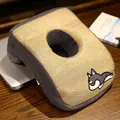 Almohada de siesta transpirable de espuma viscoelástica de ratán con diseño hueco y perro - Husky Acostado