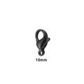 Fermoir homard 10mm en acier inoxydable 304 noir pour la création de bijoux DIY collier - 10mm / Noir