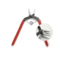 Precisie juwelentang met rode handgrepen voor doe-het-zelf handwerk en details - Punttang / Rood