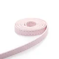 8mm breites rosa Kunstlederband mit weißen Nähten für DIY-Armbänder und Schmuck - Kunstlederriemen / 1 Meter Packung (8mm Breit) / Rosa