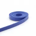 8mm dunkelblaues Kunstleder DIY Band Zubehör für handgefertigte Armbänder und Uhren - Genähter Stil / 1 Meter Packung (8mm Breit) / Saphirblau