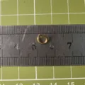 8mm goldener Metallringverschluss für DIY-Schmuckherstellung und Lederkordelzubehör - Binderinge / 1.0x6mm (1 Stück) / Gold