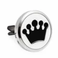 30mm Auto Luftauslass Aromatherapie Diffusor Clip mit schwarzem Kronendesign - Kronen-Stil (HG007) / 30mm