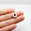 Cuentas deslizantes de aleación cromada brillante número 0 para creación de joyas DIY y más - Número 0 (6116644907054) / Cromo