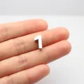 Dije de número 1 de aleación de cromo brillante para creación de joyería DIY y pulseras - Número 1 (6116644907055) / Cromo