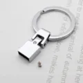 Connettore per portachiavi in lega argento da 10 mm per creazioni fai-da-te - Connettore 10mm (Con Anello) / Argento