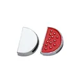 8mm watermelon pattern alloy slider bead for DIY personalized bracelet making - Watermelon Style (SL531)