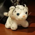 Süßer weißer Tiger Plüsch Schlüsselanhänger für die Dekoration von Rucksäcken und Taschen - Weißer Tiger Stil / 10cm / Weißer Tiger