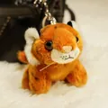 Süßer Plüsch Tiger Schlüsselanhänger Anhänger für Taschen, weiches Tier Spielzeug Accessoire - Gelber Tiger Gelb Stil / 10cm / Gelber Tiger Mit Gelbem Bauch