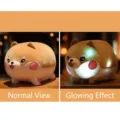 Cute glowing Shiba Inu plush toy variant showing normal and light-up effects - 30 cm / Cute Shiba Inu