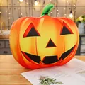 Λούτρινο μαξιλάρι κολοκύθας Halloween με σκαλιστό πρόσωπο για εορταστική διακόσμηση - Κολοκύθα Halloween