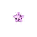 Purple star-shaped faceted glass crystal birthstone for DIY jewelry making accessories - Light Purple