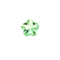 Exquisite sparkling green flower-shaped faceted glass bead for DIY jewelry making accessories - Light Green